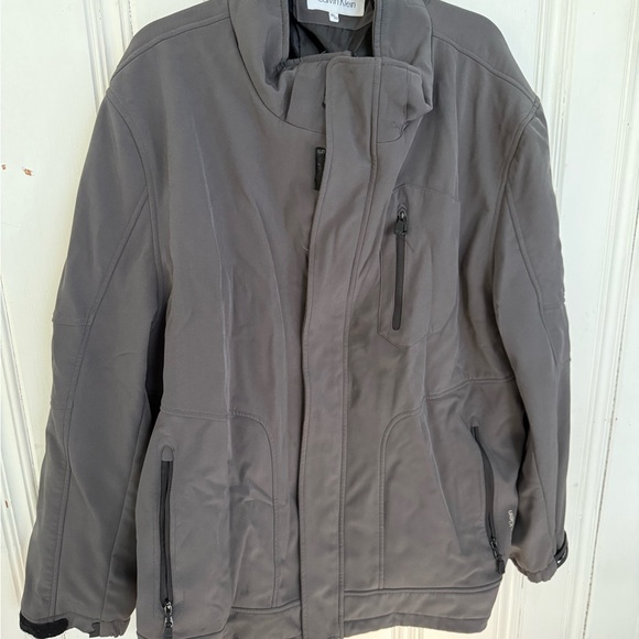 Calvin Klein Men's Charcoal Performance Jacket - Picture 1 of 10